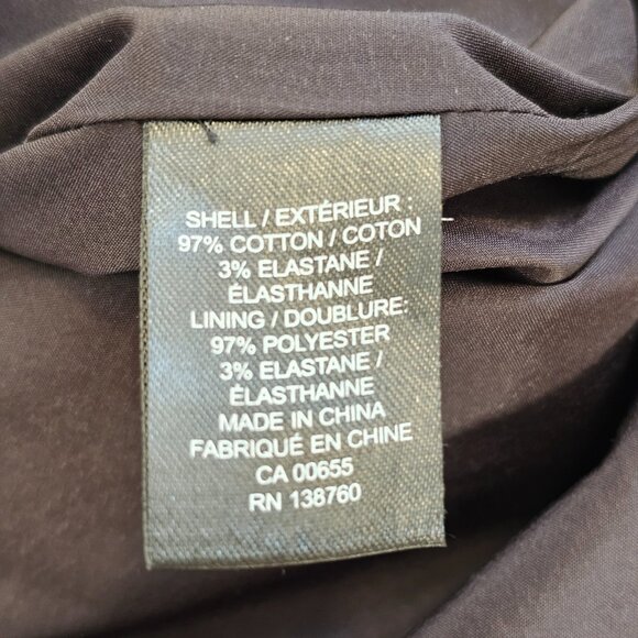 RW & CO Blue Floral Pencil Skirt Sz 6 - Picture 5 of 6